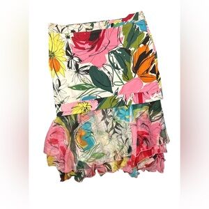 Blumarine Floral Multicolor Women's Skirt Made in Italy. NWT